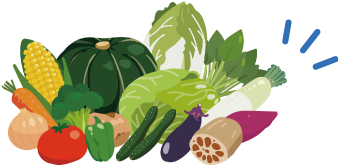 生活習慣病の予防に!!350gの野菜を会場でみてみよう！